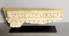 40. Roman marble fragment from a pediment..